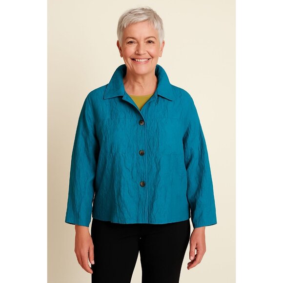 Chico's Blouse Shirt Top Long Sleeve Button Up Women's SIZE Extra LARGE WOMAN'S - Picture 8 of 8